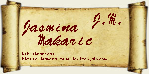 Jasmina Makarić vizit kartica